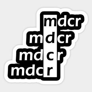 Mdcr Mdcr Mdcr Mdcr Sticker